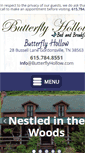 Mobile Screenshot of butterflyhollow.com